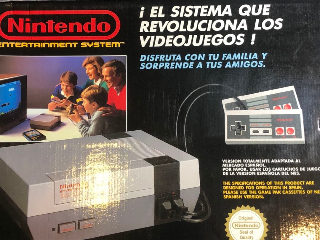 【新品未使用】NES（海外版ファミコン）スペイン仕様