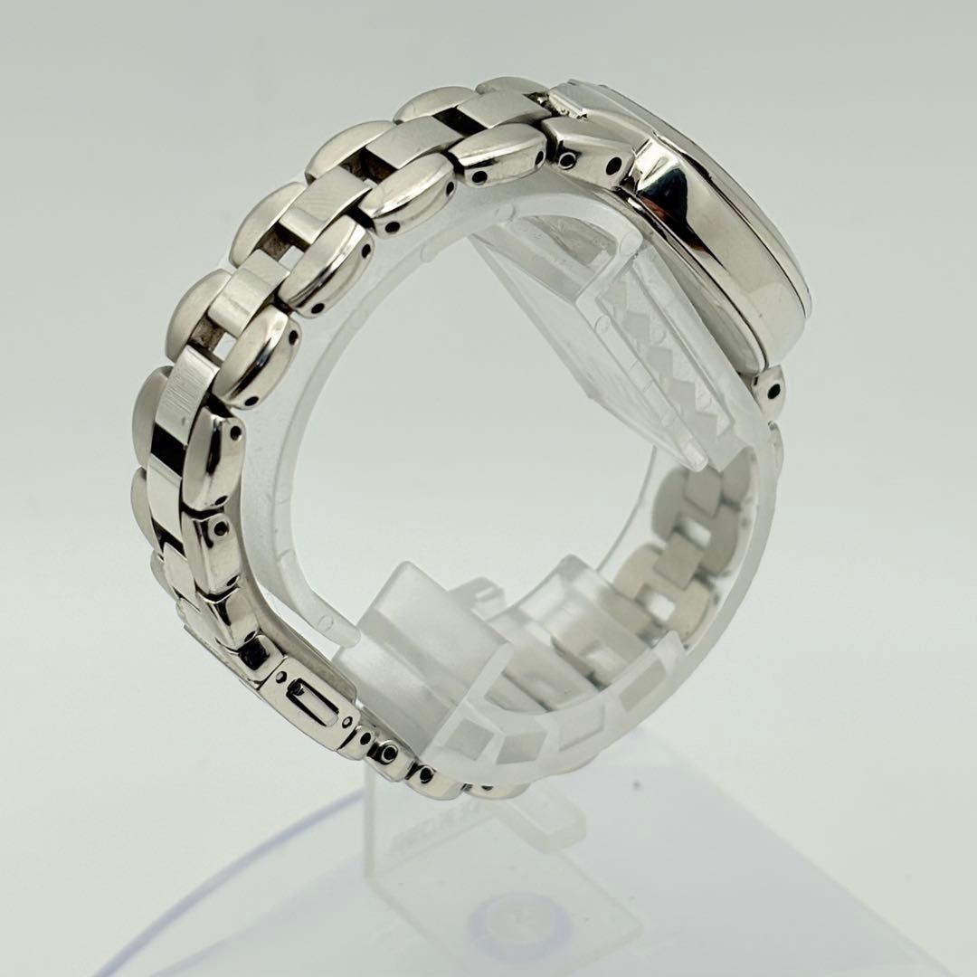 美品 CITIZEN エクシード 電波ソーラー 腕時計 シルバー トノー 稼働品