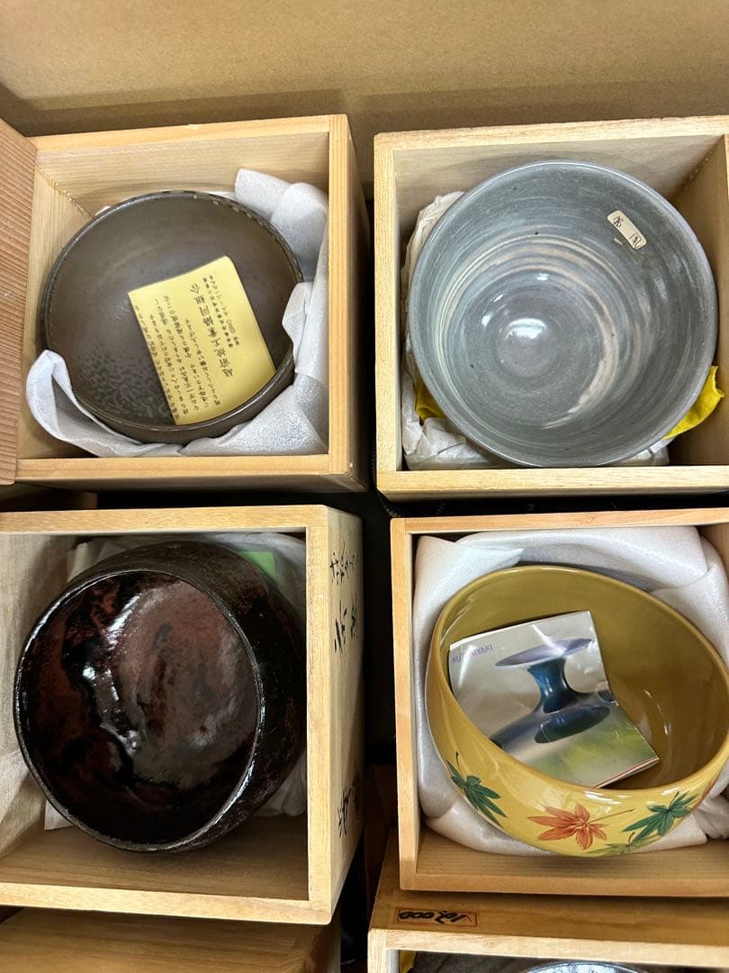 茶碗8個セット 木箱付き　　抹茶碗　まとめて　茶道具