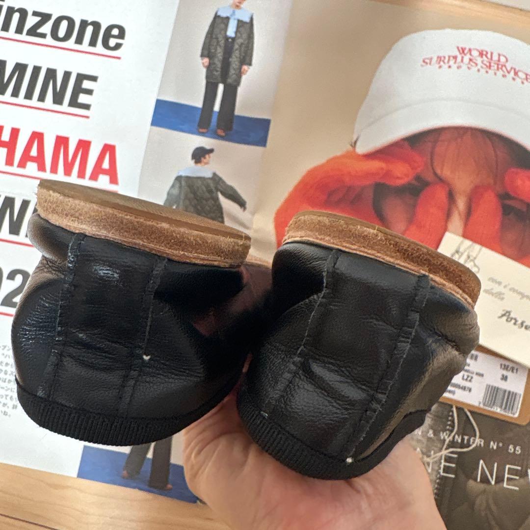 『A.P.C×ポルセリ』　ブラック　38