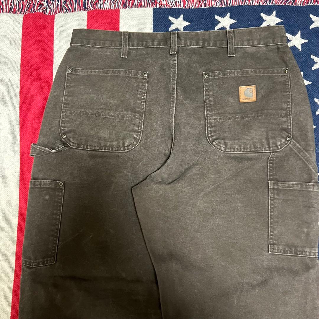 90s carhartt カーハート ダブルニーペインターパンツ ボロ ペンキ飛