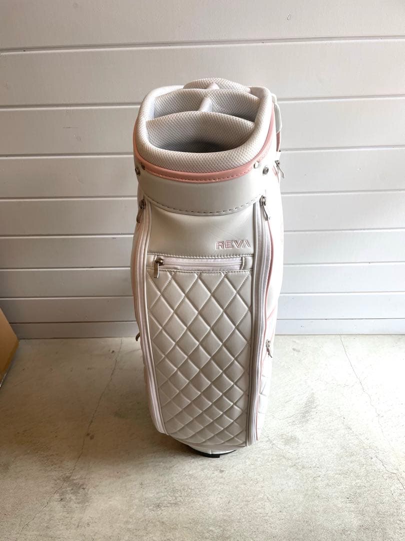 Callaway/キャロウェイ REVA キャディバッグ ホワイト/ピンク