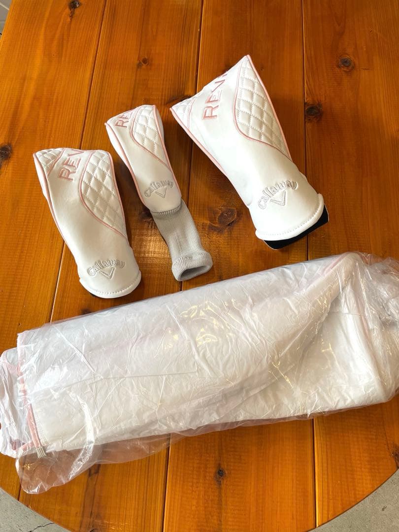 Callaway/キャロウェイ REVA キャディバッグ ホワイト/ピンク