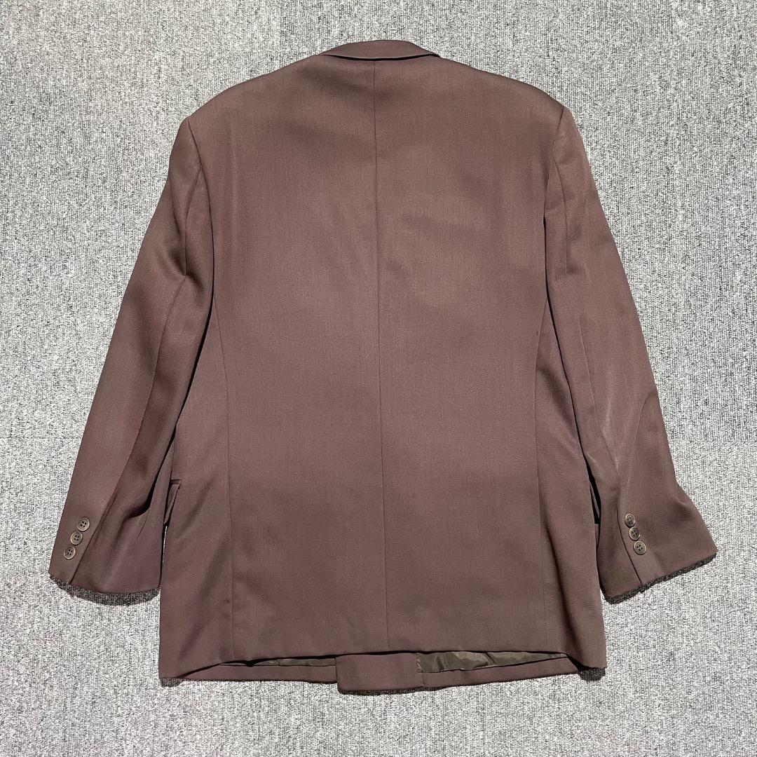 希少カラー ダブルブレスト スーツ セットアップ コーデ 成人式 小豆色