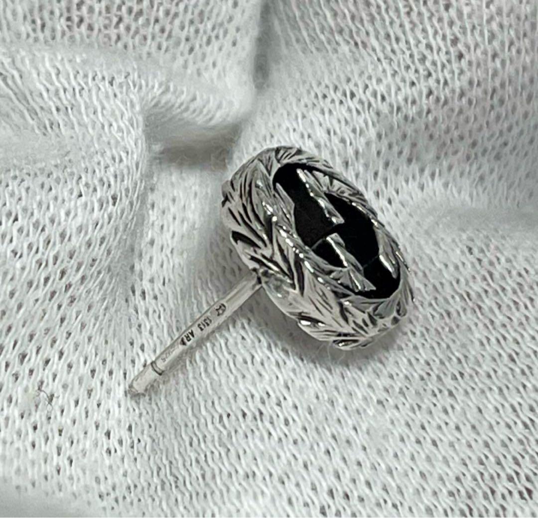 限界価格‼️GUCCI 燻❗️インターロッキングピアス　片耳‼️