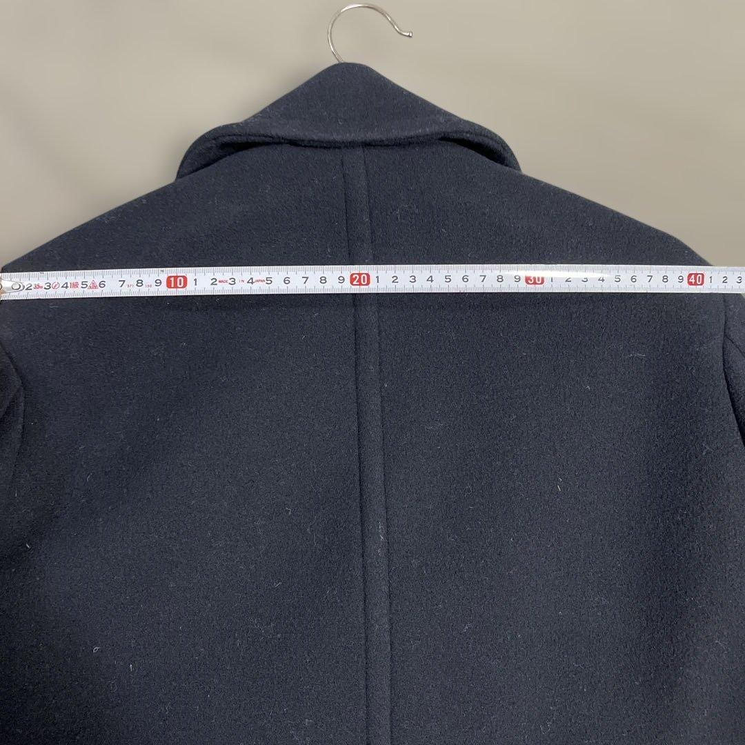 極美品　J PRESS Pコート　ネイビー