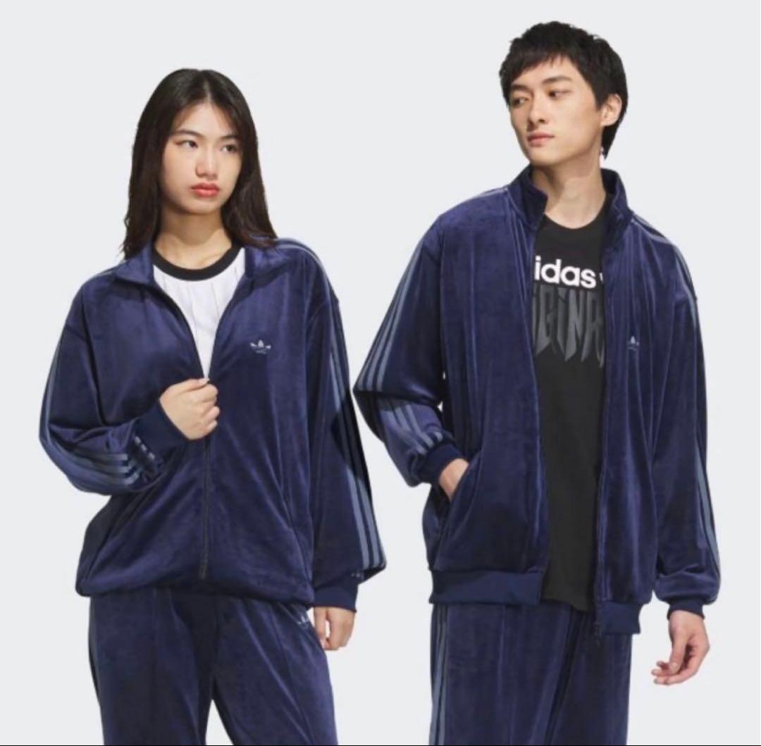 【未使用】adidas ベロア トラックジャケットLサイズ　BE:FIRST着用