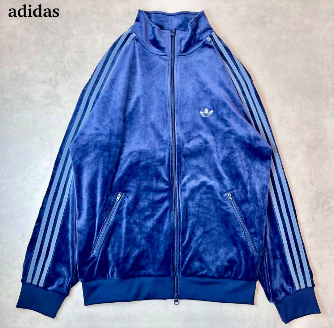 【未使用】adidas ベロア トラックジャケットLサイズ　BE:FIRST着用