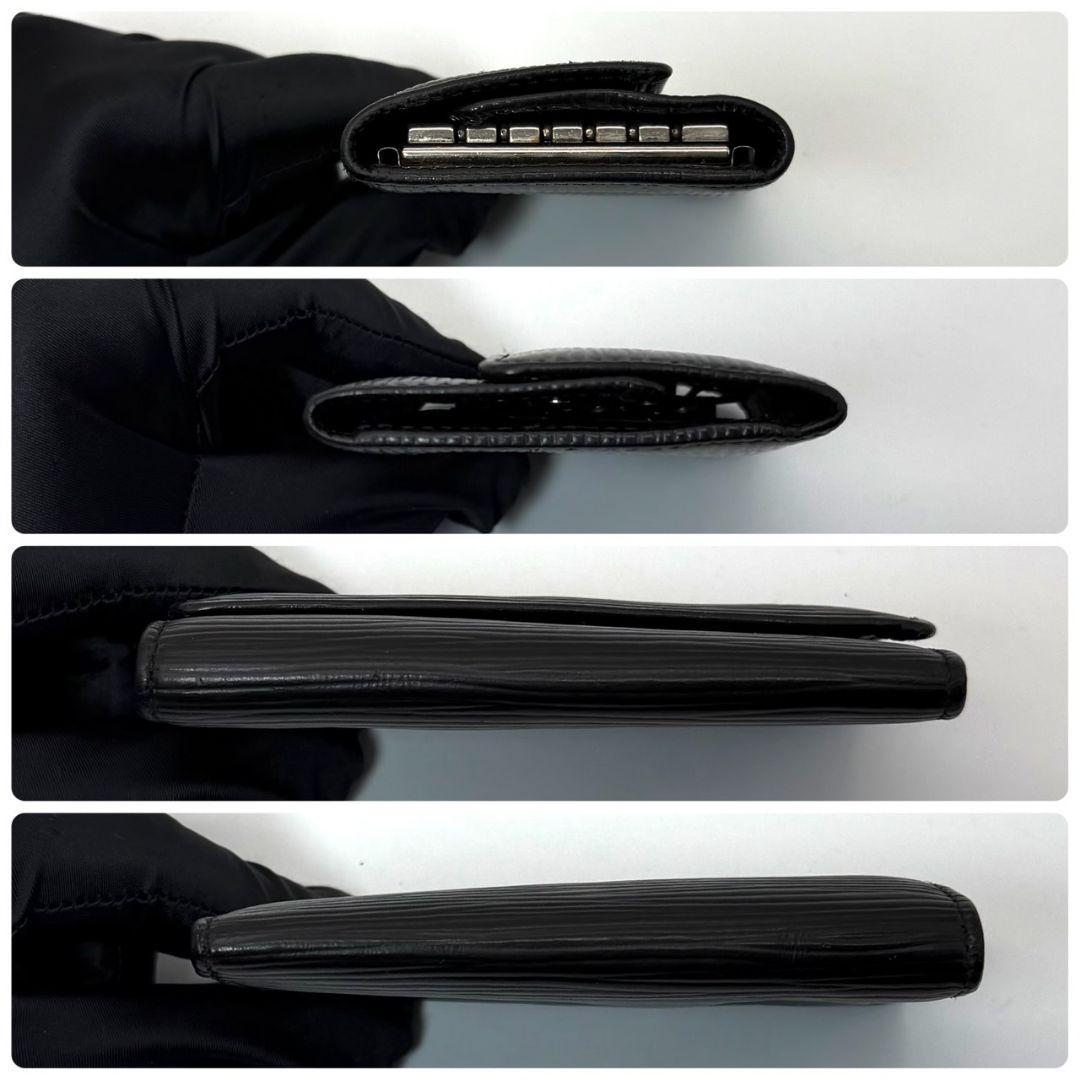 良品 ルイヴィトン エピ ミュルティクレ6 黒 キーケース 鍵 キーホルダー