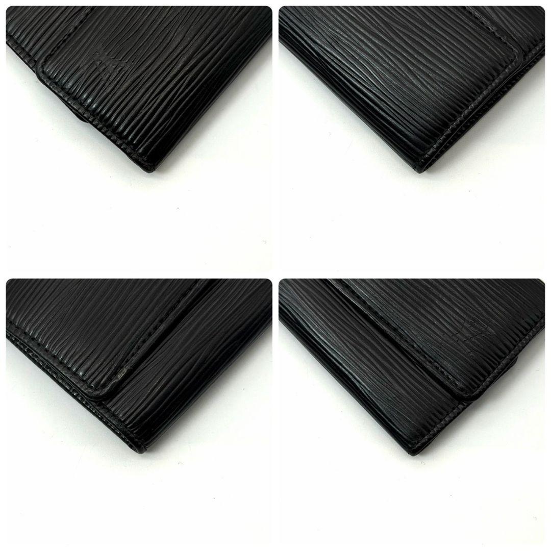 良品 ルイヴィトン エピ ミュルティクレ6 黒 キーケース 鍵 キーホルダー