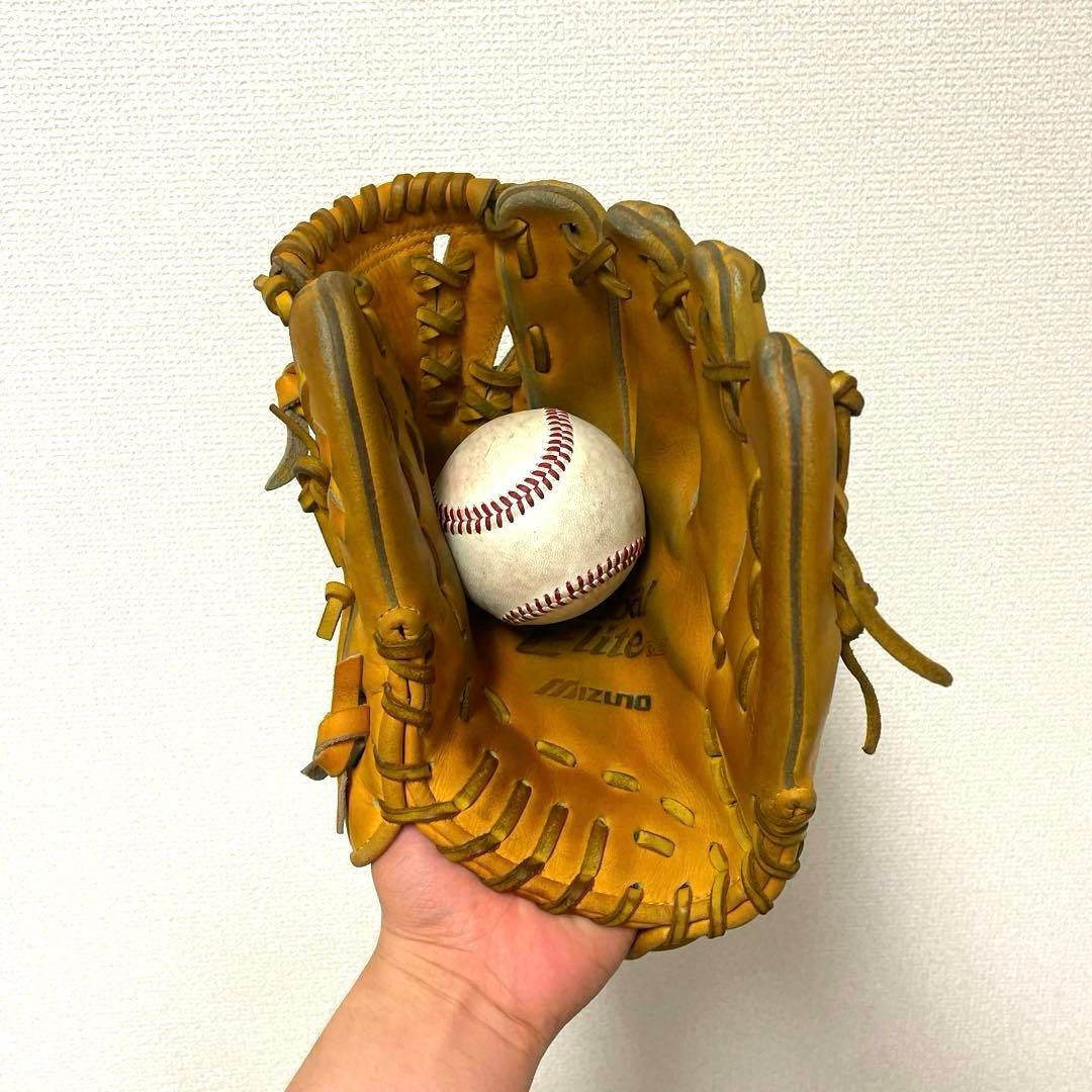476 ミズノ グローバルエリート 型抜群 即戦力 軟式 少年 内野手用グローブ