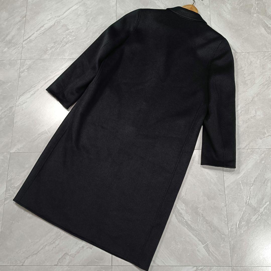 【美品】アトリエ ノワ 裏総柄 カシミヤコート カシミヤ100％ ロングコート