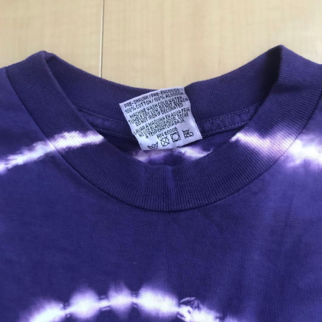 27 デッドストック タイダイ 90年代ビンテージ ロンT 絞り染め