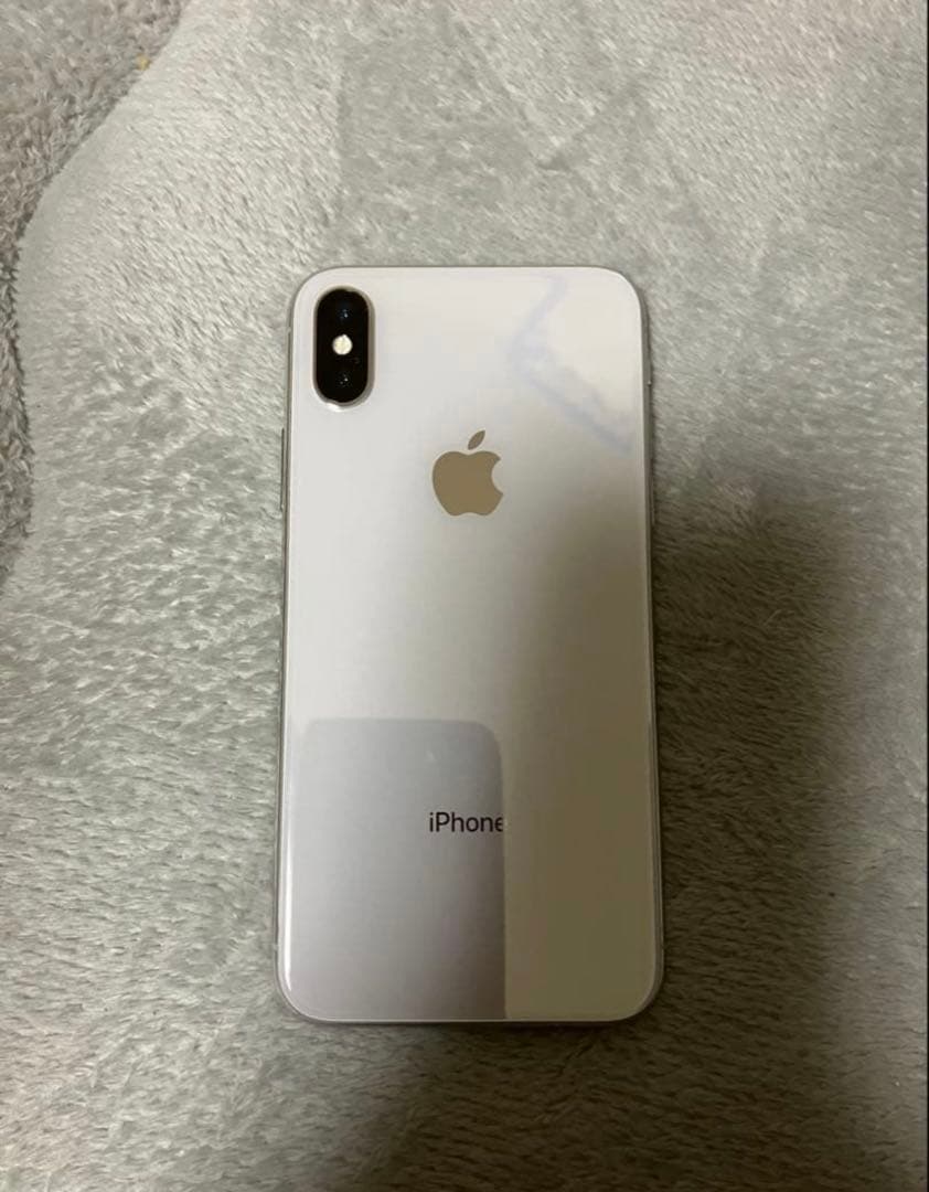 【バッテリー97%】Apple iPhone X シルバー 本体のみ　256GB