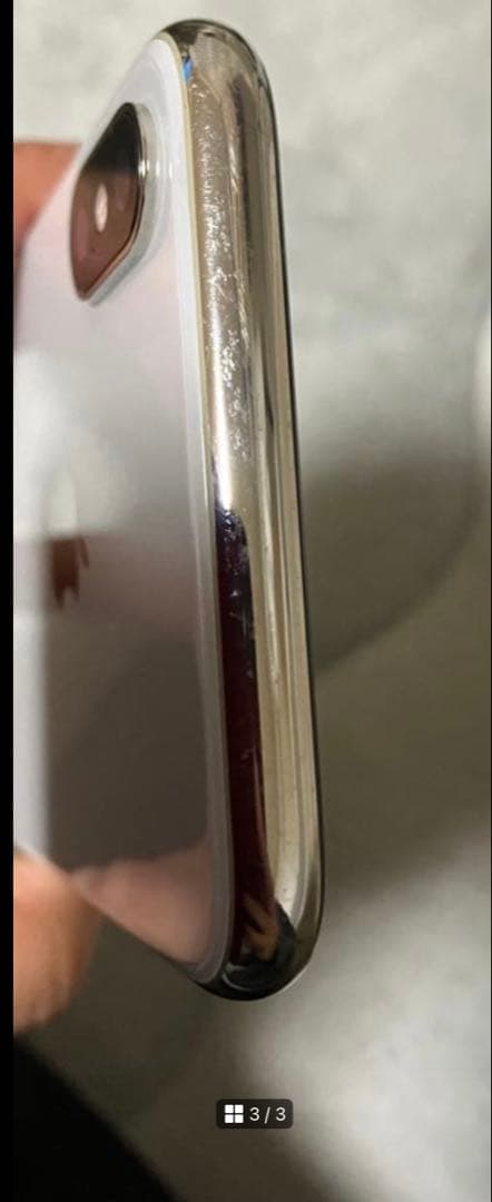 【バッテリー97%】Apple iPhone X シルバー 本体のみ　256GB