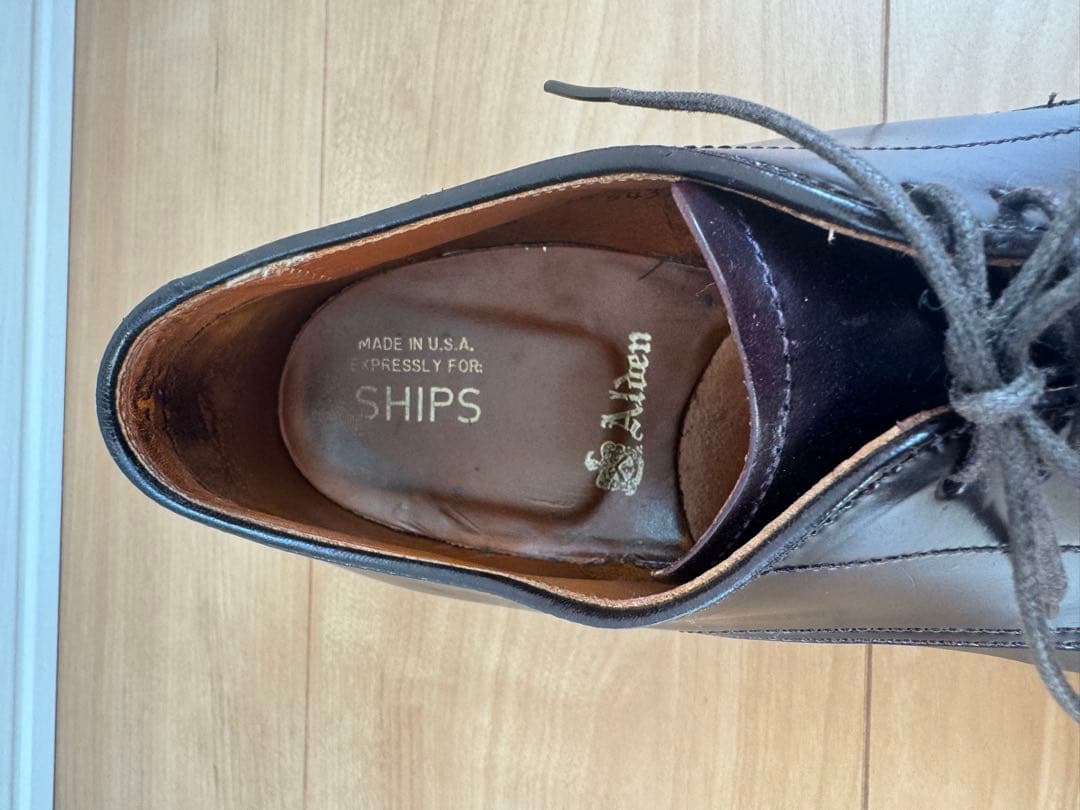 Alden 54321 コードバン SHIPS別注 ダークバーガンディ