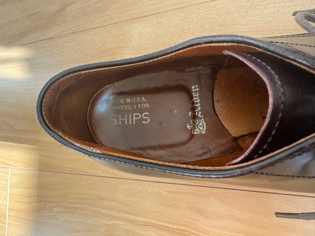 Alden 54321 コードバン SHIPS別注 ダークバーガンディ