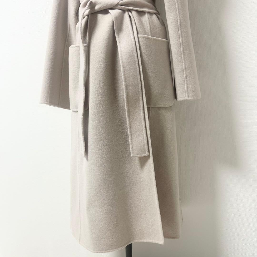 美品✨ANAYI シャルムビーバーフード コート ライトベージュ　38