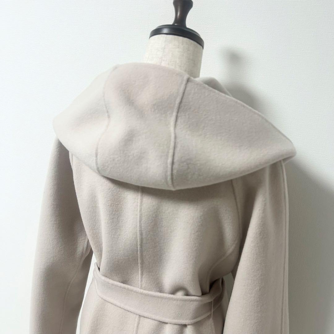 美品✨ANAYI シャルムビーバーフード コート ライトベージュ　38