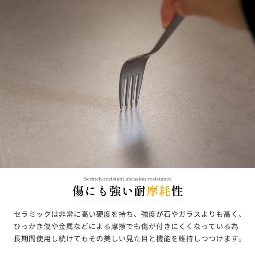 グレー 円形 人工大理石テーブル