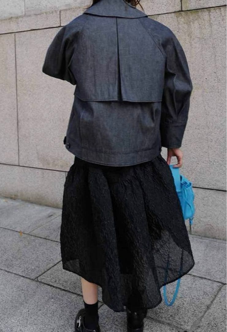 【MACHATT】デニムフォルムジャケット