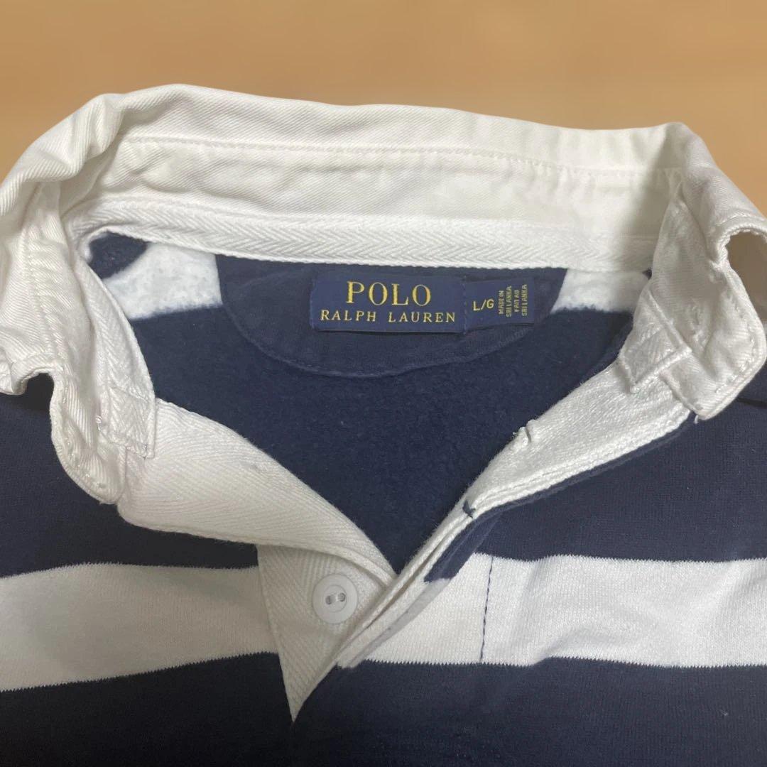 L ラルフローレン ラガーシャツ ポロシャツ ボーダー 常田大希 着用