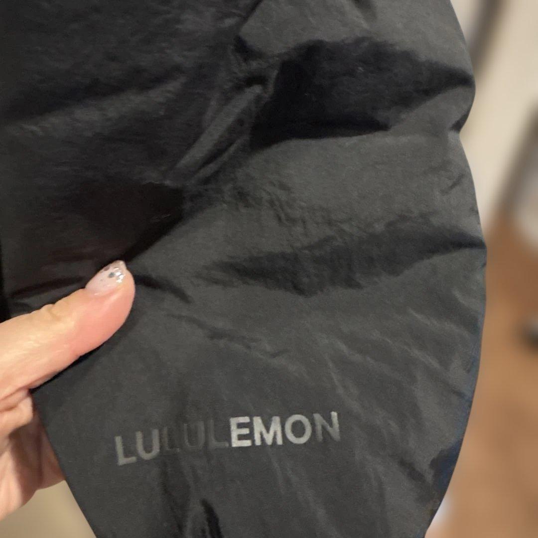 ルルレモンダウンインサレートオーバーサイズ襟付きジャケット