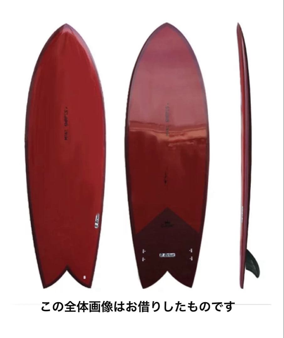 サーフボード マイクシェイプス マジックカーペットツイ5'10 9ツインフィン