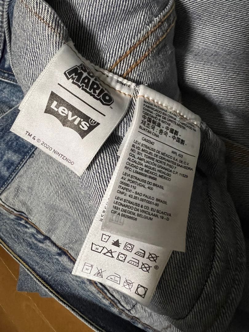 levi's リーバイス スーパーマリオ トラッカージャケット コラボ
