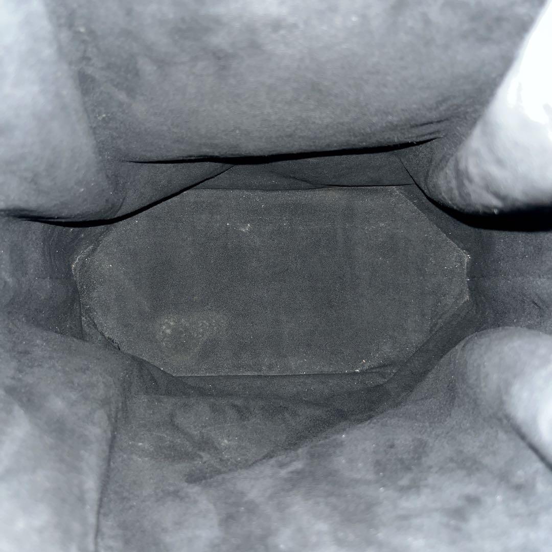 ルイヴィトン　ポーチ付　サックデポール　ショルダーバッグ　エピレザー　ブラック