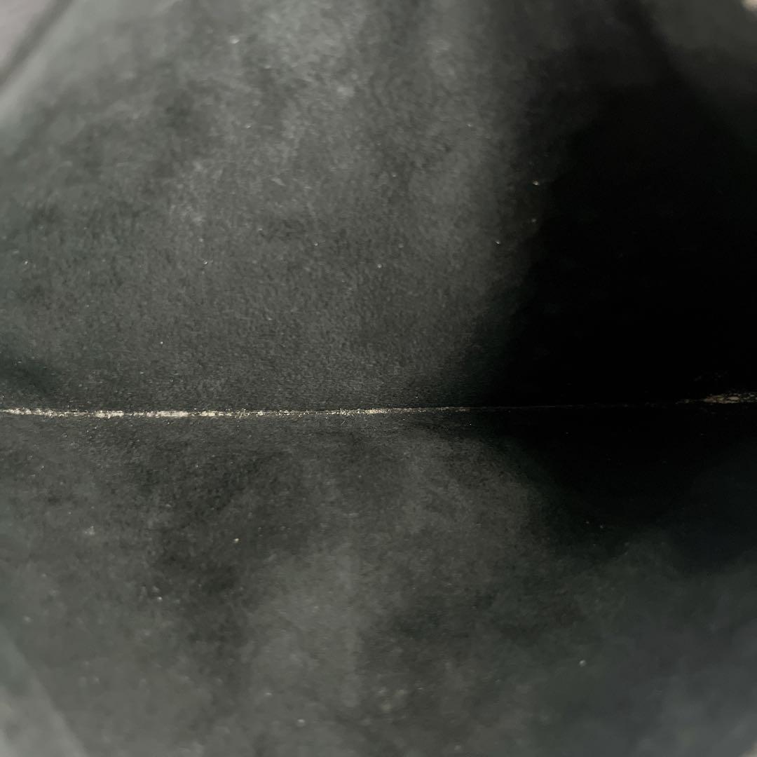 ルイヴィトン　ポーチ付　サックデポール　ショルダーバッグ　エピレザー　ブラック