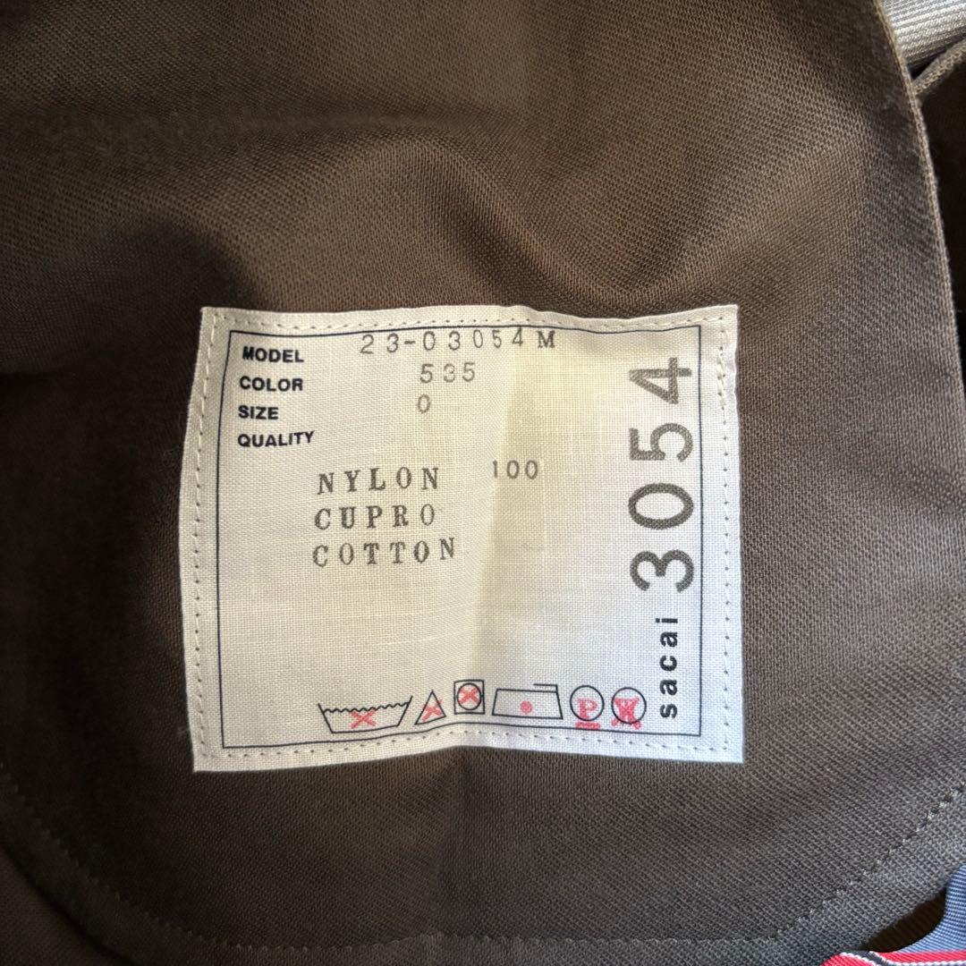 sacai サカイ 23aw ベルテッドスラックス