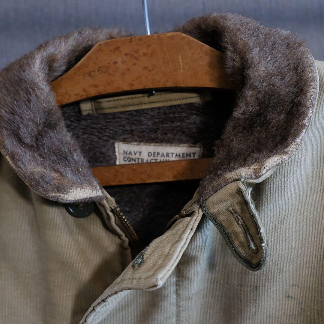 40’s 中期 US NAVY N-1 デッキジャケット　38