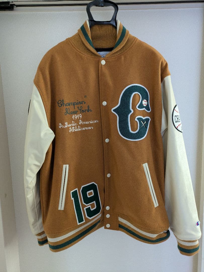 ジャケット・アウター Champion VARCITY JACKET C3-A610