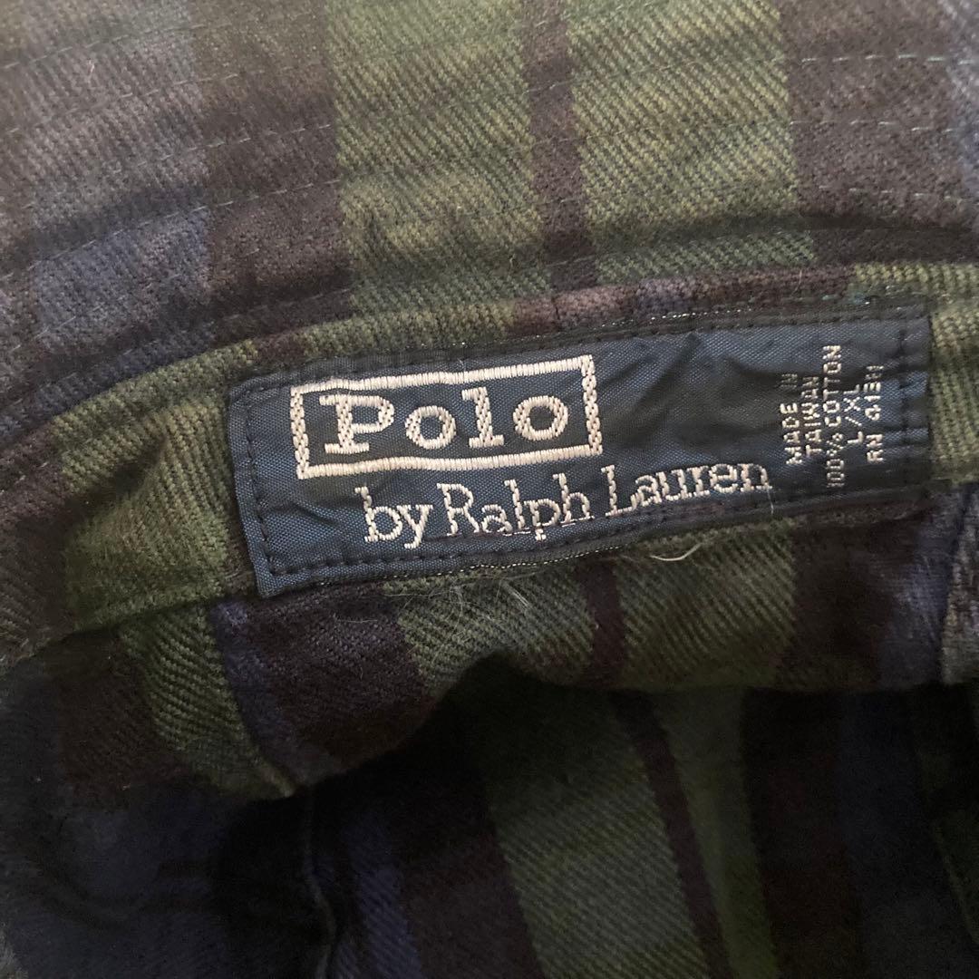 90's 00's Polo Ralph Lauren ハット ブラックウォッチ