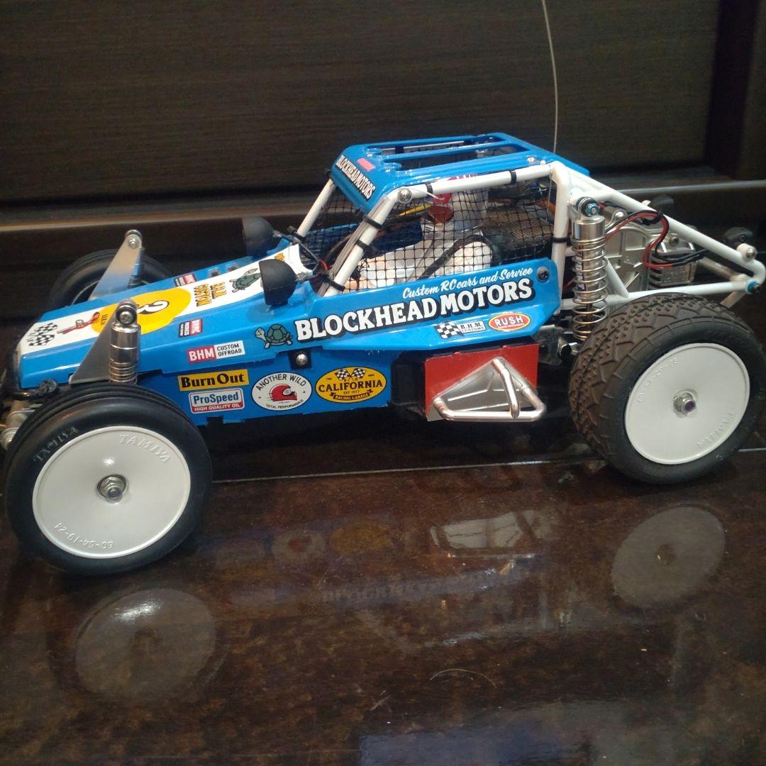 タミヤ ワイルドワンオフローダー ブロックヘッド カスタム車輌