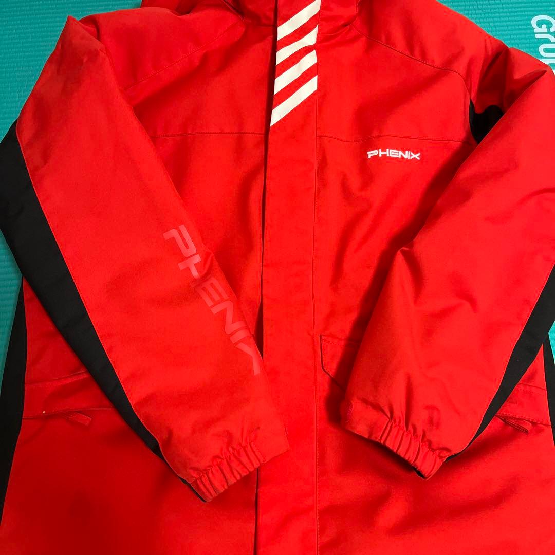 PHENIX 子ども用スキーウェア 赤　160