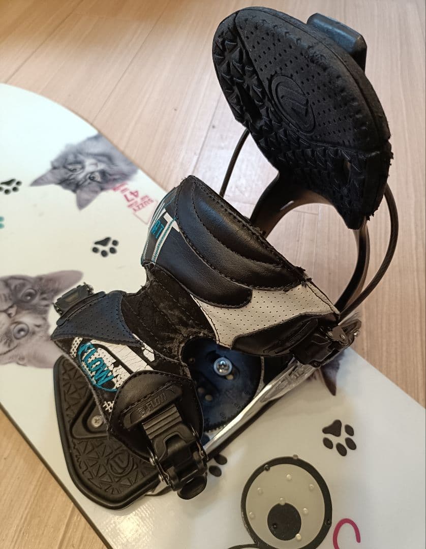 スノボ　バインディング　2点セット HEAD 147cm　FLOW 猫　送料込み