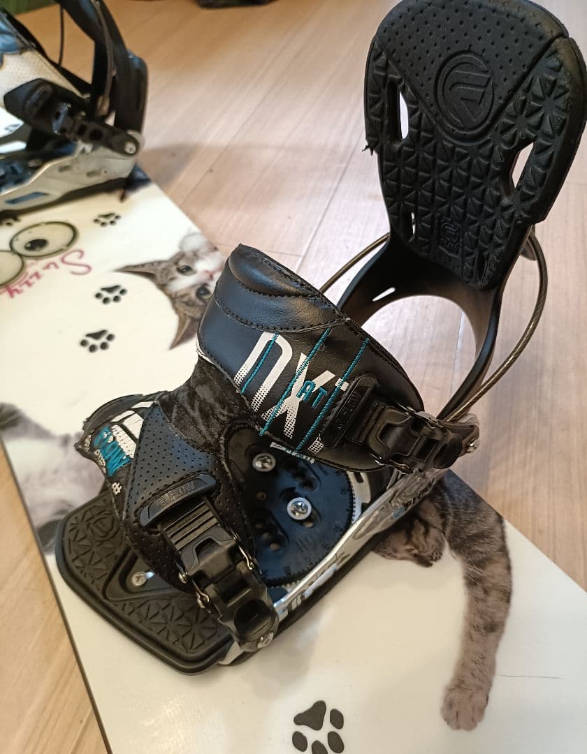 スノボ　バインディング　2点セット HEAD 147cm　FLOW 猫　送料込み