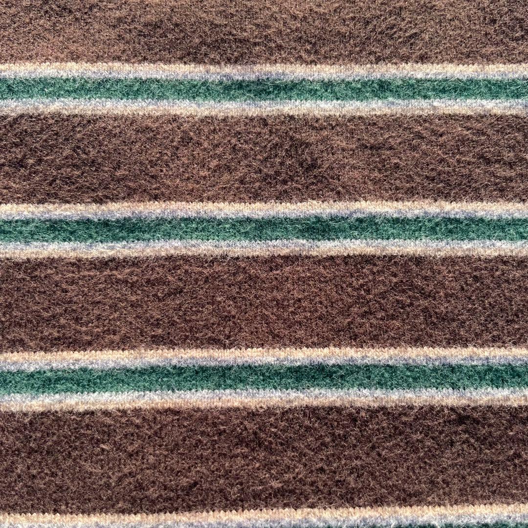 90s 00s eddie bauer ボーダー ロンT 長袖 ヘンリー 古着