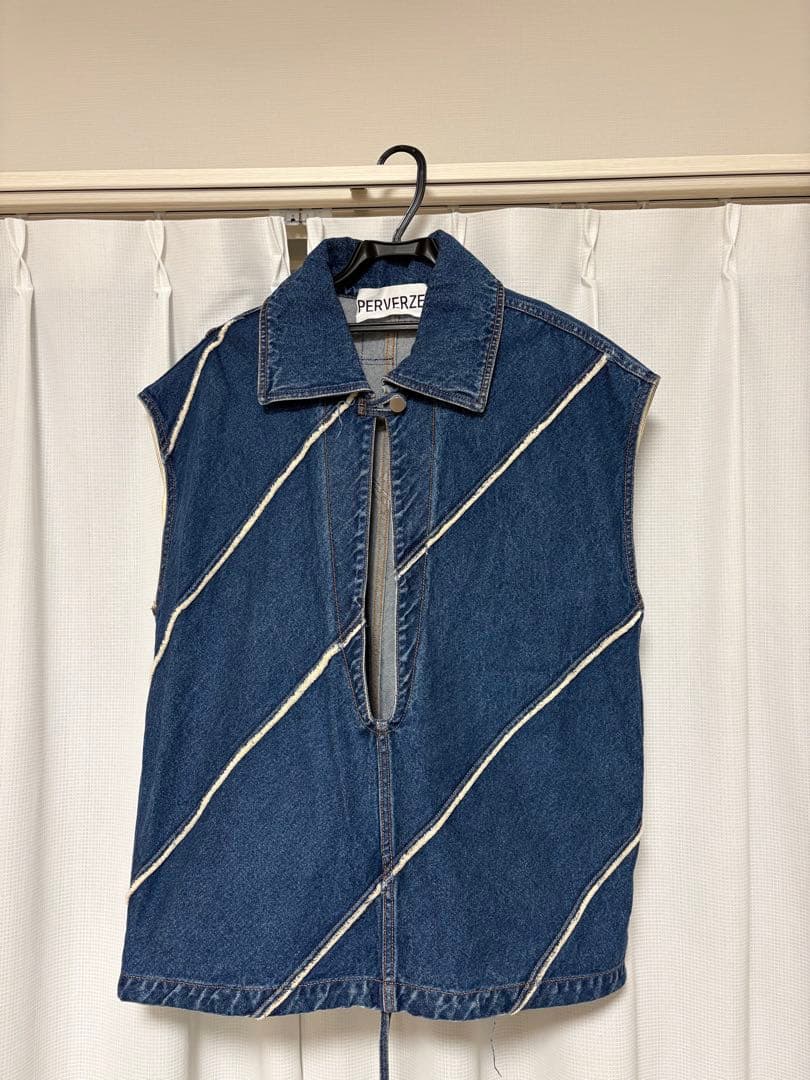 【美品】PERVERZE パーバーズ デニムベスト