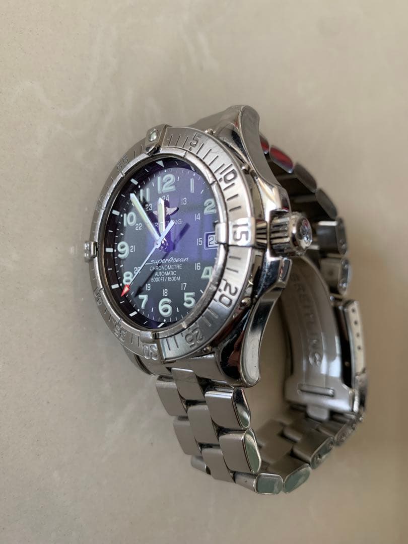 BREITLING A17360スーパーオーシャン デイト自動巻き1500m防水