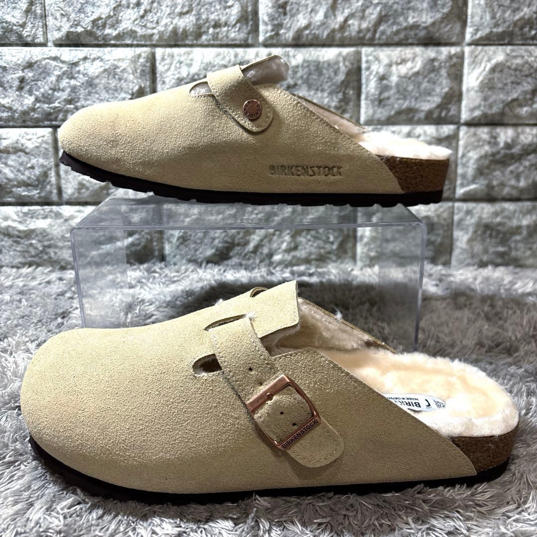 新品❣️BIRKENSTOCKビルケンシュトック ボストン ボア アイボリー 箱付