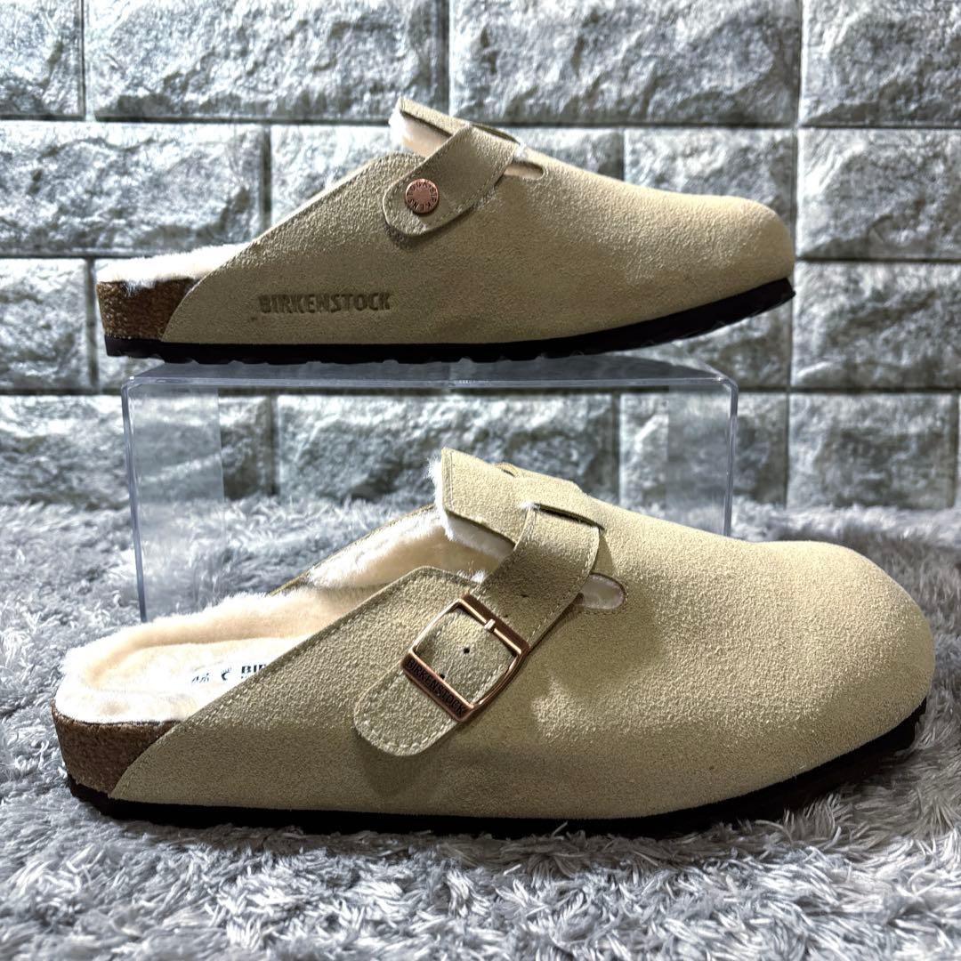 新品❣️BIRKENSTOCKビルケンシュトック ボストン ボア アイボリー 箱付
