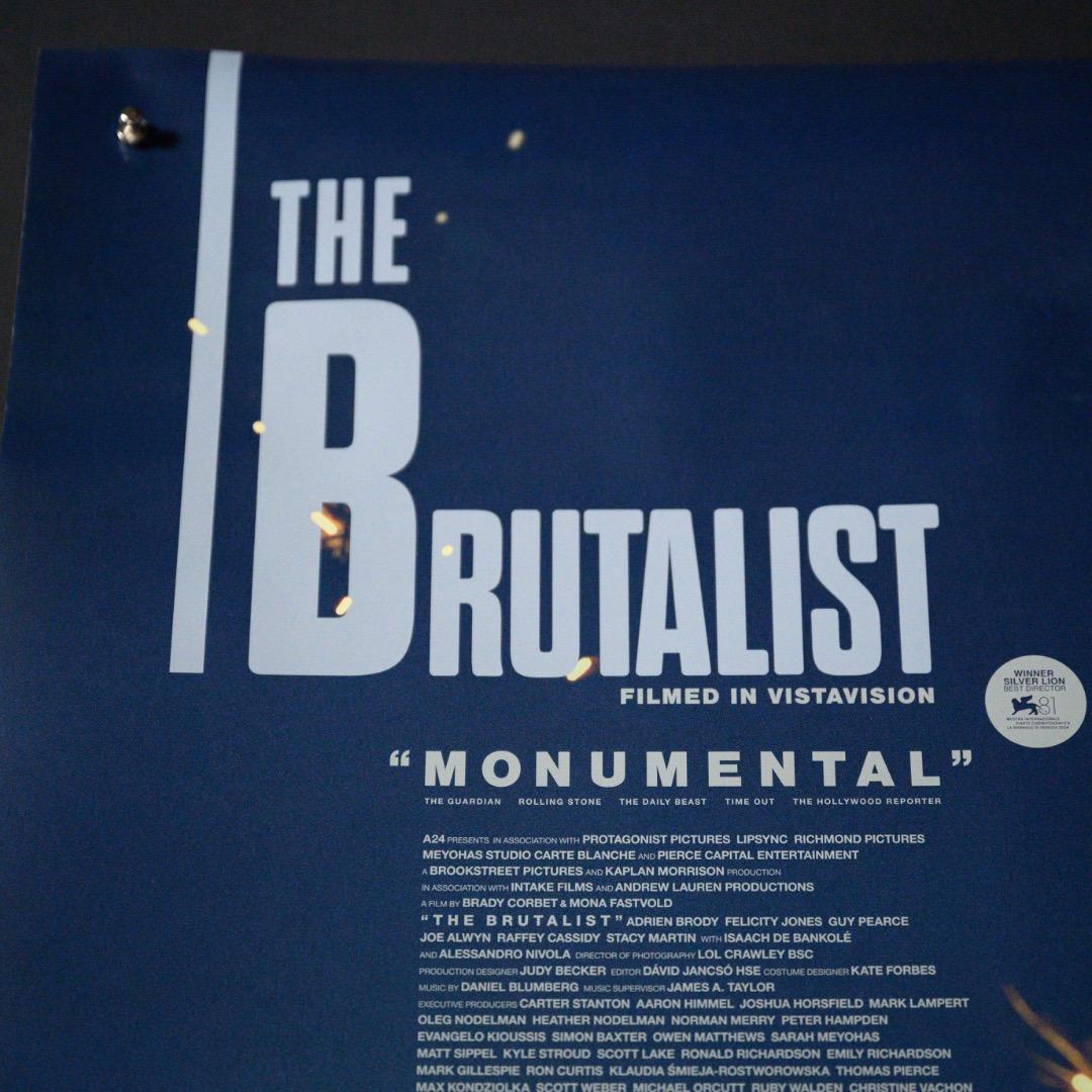 【映画館用両面ポスター】ブルータリスト / The Brutalist