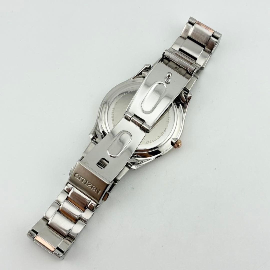 【希少】CITIZEN　腕時計　ソーラー　エコドライブ　純正ベルト　シルバー