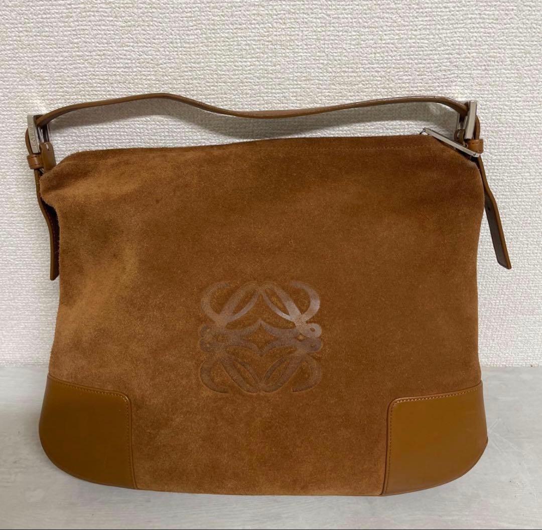 ロエベ　ワンハンドルトート　ブラウン