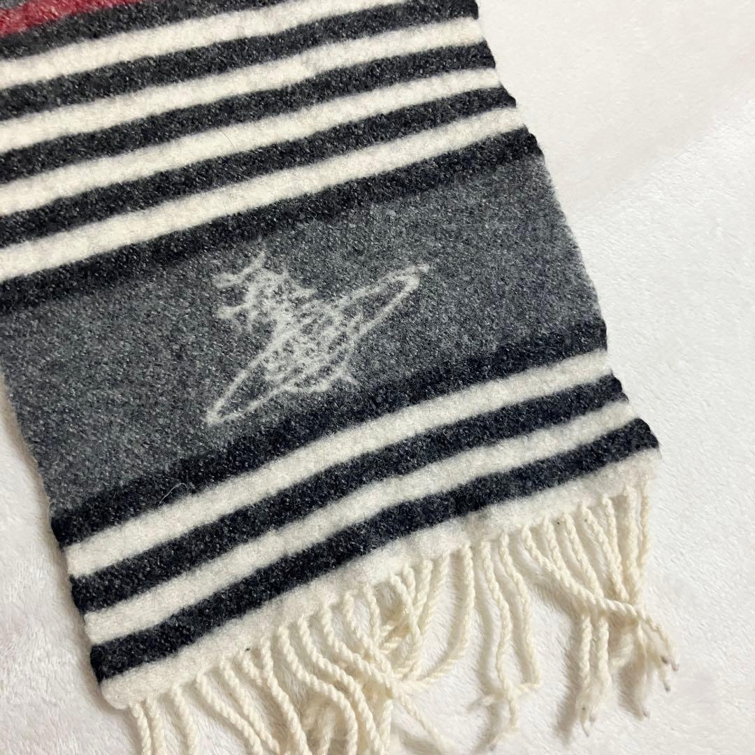 ヴィヴィアンウエストウッド ビッグオーブ ウール 100% マフラー イタリア製