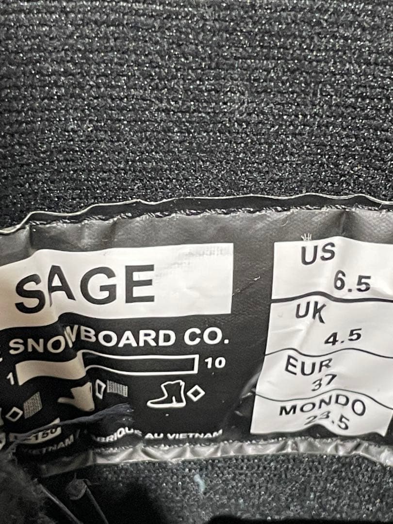 【美品】RIDE ライド スノボブーツ SAGE BOAサージ23.5cm