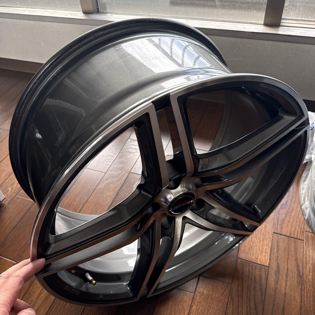 美品＊対面限定19\"ドイツ製BORBETホイール8.5J、5H-112、ET30